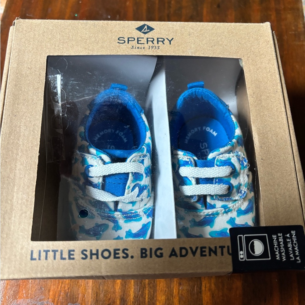 Sperry Kids Sneakers - Blue and White